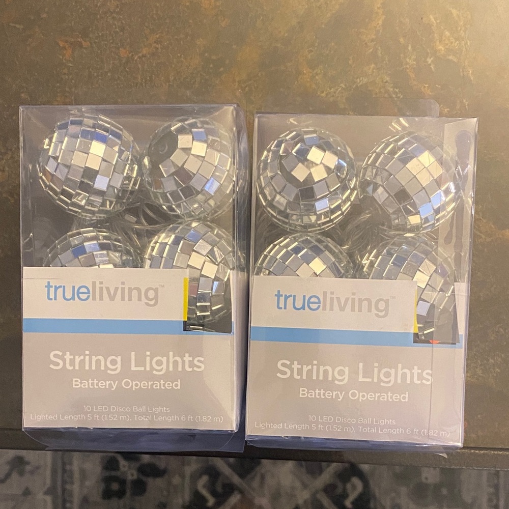 New LED Disco Ball String Lights